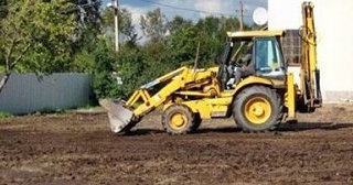 Выравнивание рельефа в Улане-Удэ в октябре